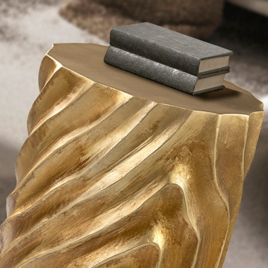 SCHULLER TORSA Mesa Auxiliar Dorada