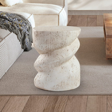 SCHULLER SALOMON Mesa Auxiliar Blanca