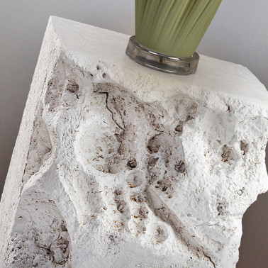 SCHULLER BLOCK Mesa Auxiliar Blanca