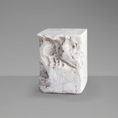 SCHULLER BLOCK Mesa Auxiliar Blanca