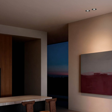 FARO NIVA PINHOLE Empotrable Negro GU10