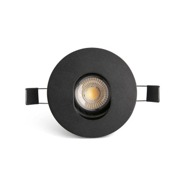 FARO NIVA PINHOLE Empotrable Orientable Negro GU10