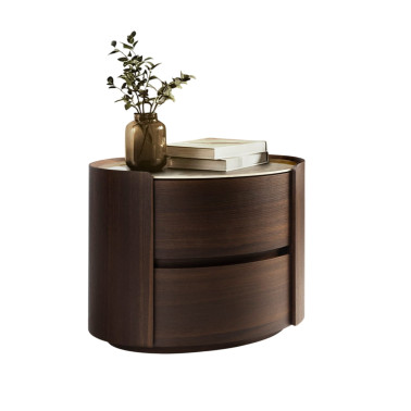 SCHULLER ENOC Mesita Noche Roble Oscuro