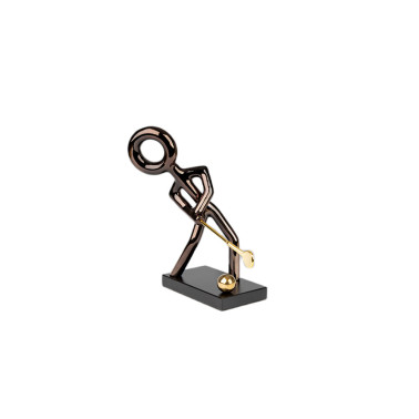 SCHULLER GOLF Figura Negro-Oro