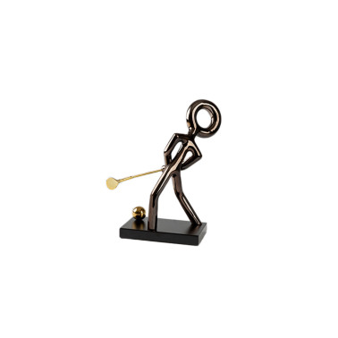 SCHULLER GOLF Figura Negro-Oro