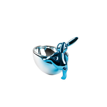 SCHULLER CUENCO RABBIT Figura Azul-Plata