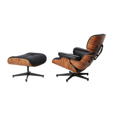 SCHULLER EAMES Chaise Longue Negro-Palisandro