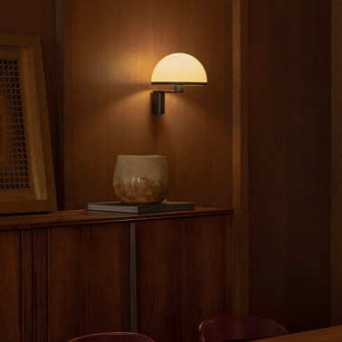 FARO DOME Aplique Negro E27