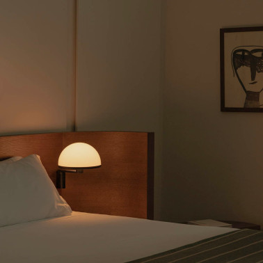 FARO DOME Aplique Negro E27