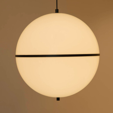 FARO DOME M Lámpara Colgante Negra