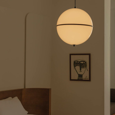 FARO DOME M Lámpara Colgante Negra