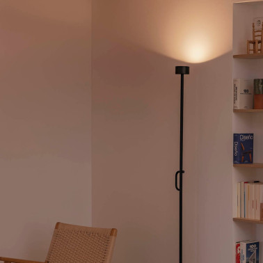 FARO STAFF Lámpara de Pie Negro Dimable