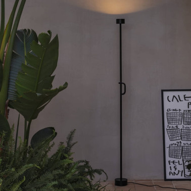 FARO STAFF Lámpara de Pie Negro Dimable
