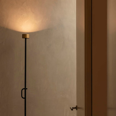 FARO STAFF Lámpara de Pie Negro Dimable