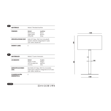 AROMAS COCO Sobremesa Trenzado