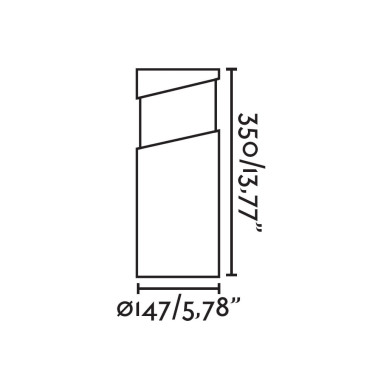 FARO BLOCK 350 Baliza-Sobremuro Marrón Arena