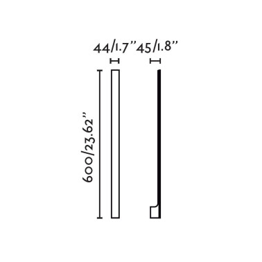 FARO LIME 600 Aplique Negro 2700-3000-4000K