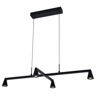 MANTRA ÁFRICA Led Colgante Negro 4L