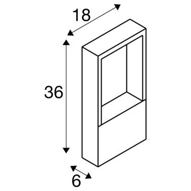SLV FLAT II 360 Baliza Dimmable Antracita-Marrón IP65