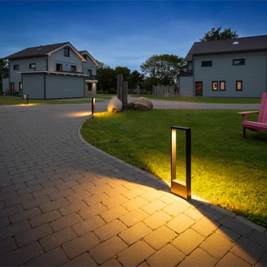 SLV FLAT II 620 Baliza Dimmable Negro IP65