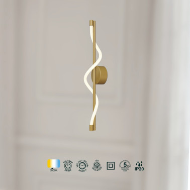 MANTRA FUGAZ Aplique LED Oro