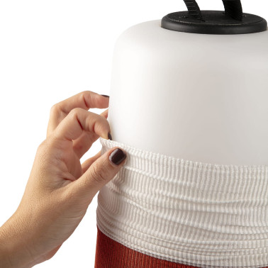 FARO MUNA Lámpara Portátil Blanco-Naranja