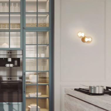 MANTRA ANDROMEDA Led Aplique Cristal Transparente