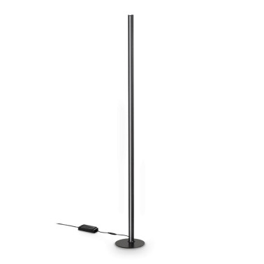 IDEAL LUX DORICA PT1 Lámpara de Pie Negro Acanalado