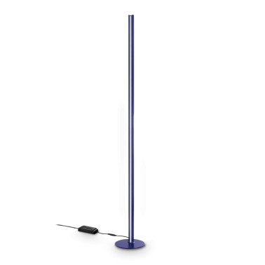 IDEAL LUX DORICA PT1 Lámpara de Pie Azul Acanalado