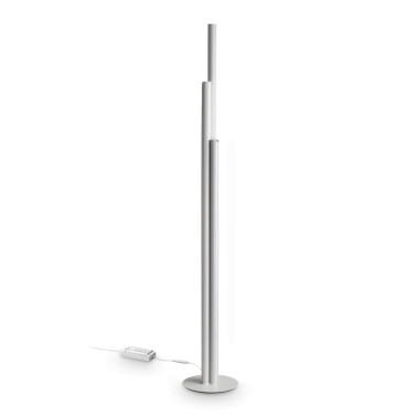 IDEAL LUX DORICA PT3 Lámpara de Pie Blanco Cepillado