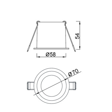 MANTRA MALT Empotrable Blanco GU10