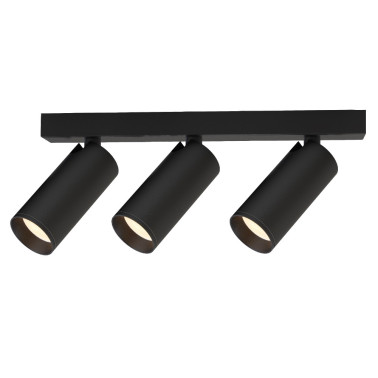 MANTRA NAZARE 3L Regleta Orientable Negro