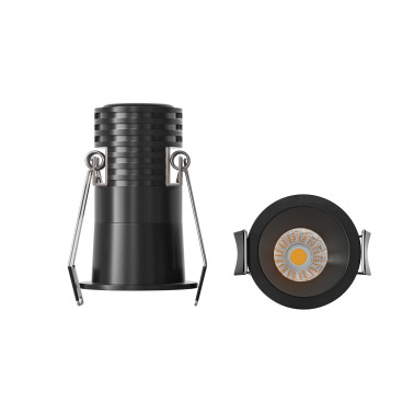 MANTRA CANE Empotrable Negro 7W 3000K