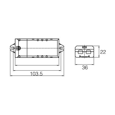 FARO Transformador Electrónico 12V 12W LED
