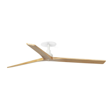 FARO KLIM L EMPOTRADO Ventilador Blanco-Pino FSC