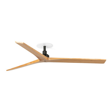 FARO KLIM L EMPOTRADO Ventilador Negro-Pino FSC