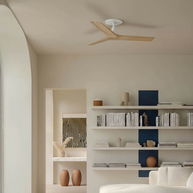 FARO KLIM S EMPOTRADO Ventilador Blanco-Pino FSC