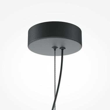 MAYTONI FLAT 930 Colgante de Vidrio Gris Fumé 20W