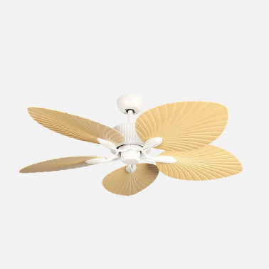 FABRILAMP TORCAL 130CM Ventilador Blanco Haya