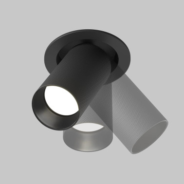 MAYTONI ARTISAN Foco Empotrado Negro Texturado GU10