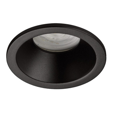 INCOLAMP Empotrable de Techo Negro IP65 Ø85
