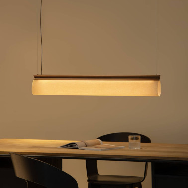 FARO CATA Lámpara Colgante Nogal FSC