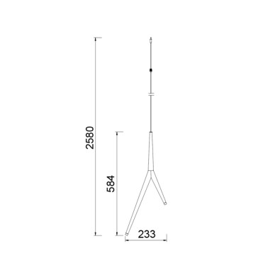 MANTRA ARRECIFE Led Cable Sin Base Blanco