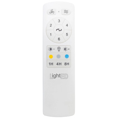 LIGHTED TER Ventilador de Techo Blanco
