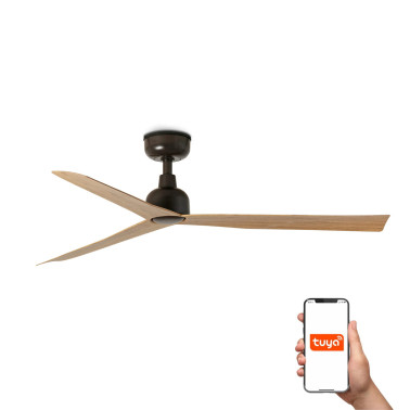 FARO MARINE M Ventilador Marrón-Roble IP44 TUYA