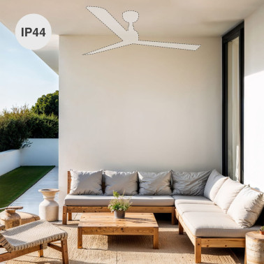 FARO MARINE M Ventilador Marrón-Nogal IP44 TUYA