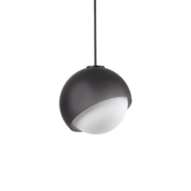 IDEAL LUX BLOOM SP1 D30 Colgante Negro