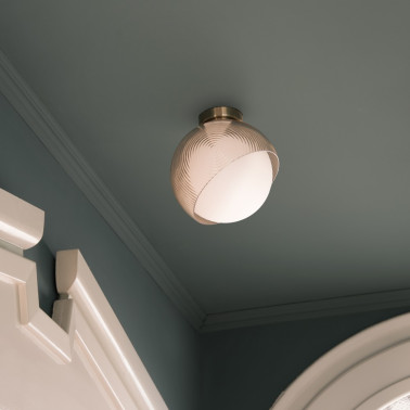 IDEAL LUX BLOOM PL1 D22 Plafón Negro