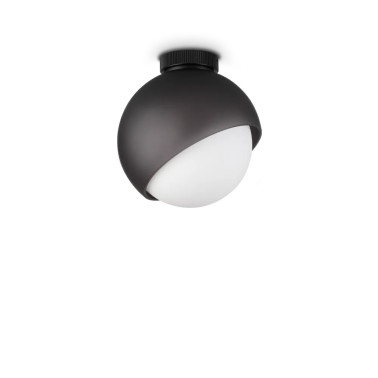 IDEAL LUX BLOOM PL1 D22 Plafón Negro