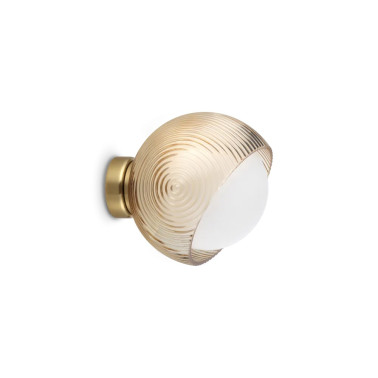 IDEAL LUX BLOOM AP1 D17 Aplique Laton